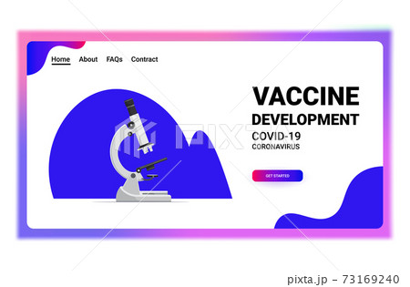 magnifying tool microscope icon vaccination immunization anti coronavirus disease vaccine development 73169240