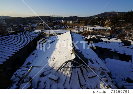 冬 風景 積雪 73169791