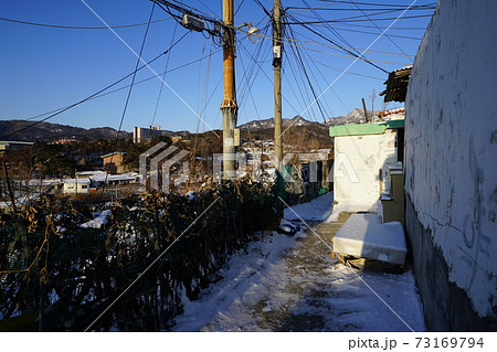 冬 再開発 積雪 73169794
