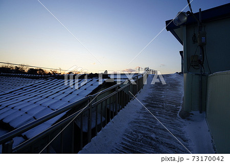 冬 再開発 雪景色 73170042