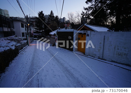 風景 冬 雪景色 73170046