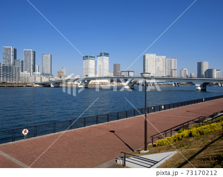 晴海大橋と豊洲ぐるり公園　東京都 73170212