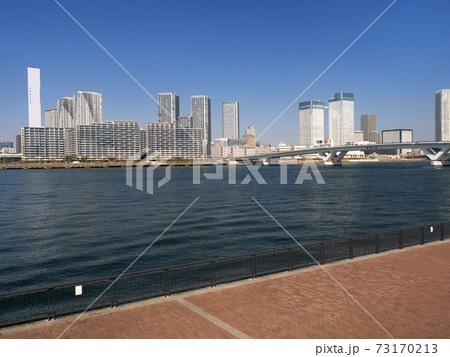 晴海大橋と豊洲ぐるり公園　東京都 73170213