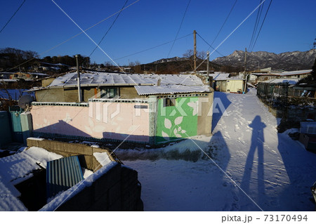 雪景色 冬 距離 73170494