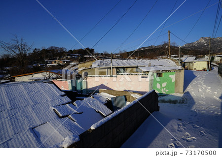 雪景色 冬 距離 73170500