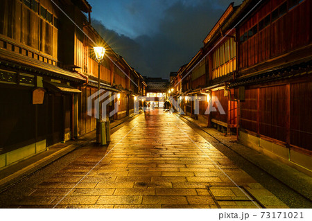 石畳が美しいひがし茶屋街 石畳が美しいひがし茶屋街 73171021