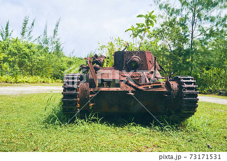 日本軍の戦車の残骸 73171531