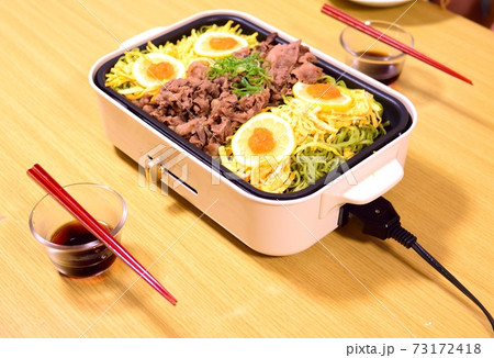 ホットプレートで瓦蕎麦 ホットプレートで瓦蕎麦 73172418