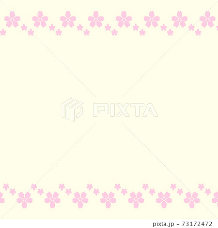桜 フレーム イラストのイラスト素材