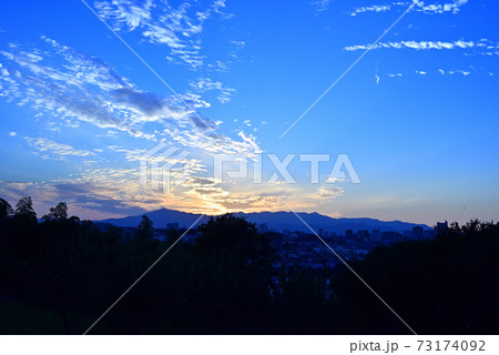 夕焼け 夕焼け 73174092