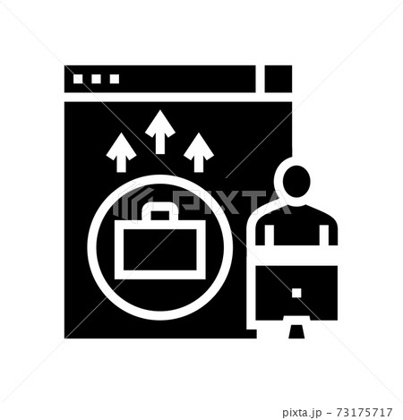 business presentation glyph icon vector illustration sign business presentation glyph icon vector illustration sign 73175717