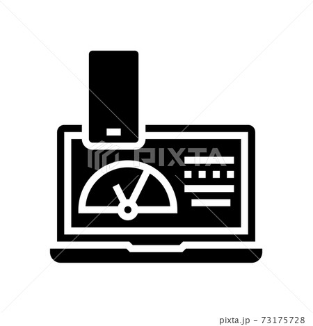 working process electronic devices glyph icon vector illustration working process electronic devices glyph icon vector illustration 73175728