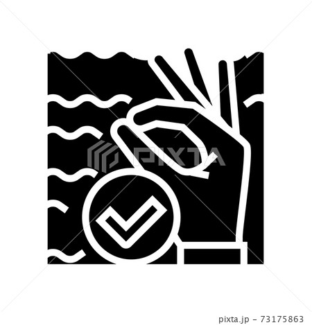 ok diver gesture glyph icon vector illustration 73175863