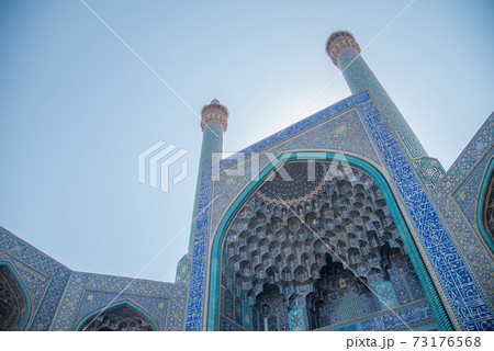 Entrance gate of Shah Mosque in Isfahan, Iran Entrance gate of Shah Mosque in Isfahan, Iran 73176568