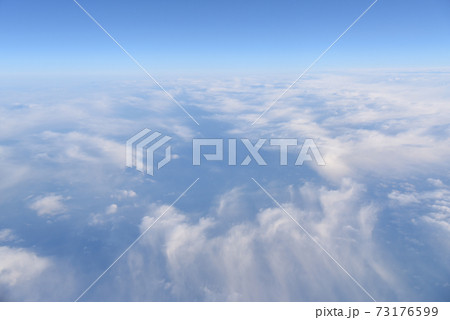 Aerial view of clouds in the sky 73176599