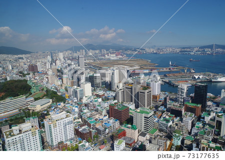 韓国 龍頭山公園 釜山タワーからの景色 韓国 龍頭山公園 釜山タワーからの景色 73177635