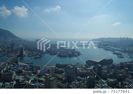 韓国 龍頭山公園 釜山タワーからの景色 韓国 龍頭山公園 釜山タワーからの景色 73177641
