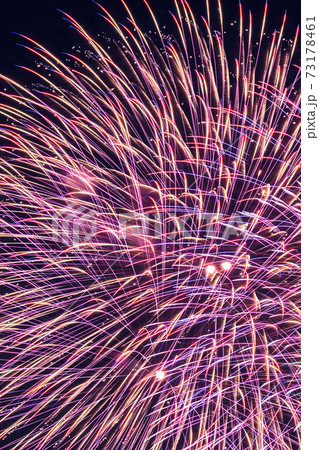 闇夜を飾る大花火(戸田橋・いたばし花火大会)クローズアップ 闇夜を飾る大花火(戸田橋・いたばし花火大会)クローズアップ 73178461