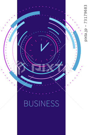 Abstract background with circle line on dark. 73179683