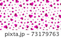 Valentine heart seamless background or pattern 3d 73179763