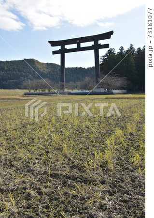 【和歌山県田辺市】本宮大社の大鳥居 73181077