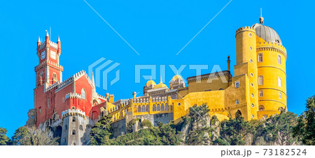Pena National Palace,  Sintra, Lisbon, Portugal. 73182524
