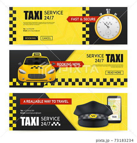 Taxi Banners Set 73183234