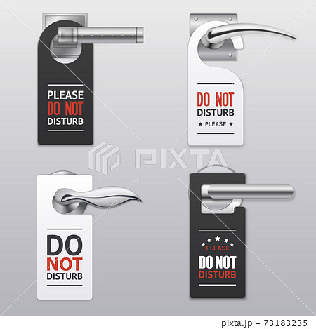 Do Not Disturb Sign Illustration Do Not Disturb Sign Illustration 73183235
