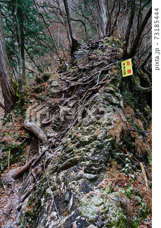 栃木　石裂山回遊登山ルート　岩場　 73185444