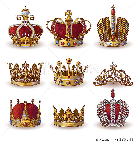Royal Crowns Collectionのイラスト素材