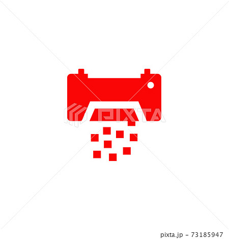 Printer icon logo design template Printer icon logo design template 73185947