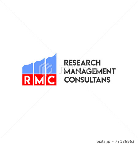 Letter RMC Alphabetic Logo Design Template, Research Management Consultans Logo Concept, White, Blue, Red Letter RMC Alphabetic Logo Design Template, Research Management Consultans Logo Concept, White, Blue, Red 73186962
