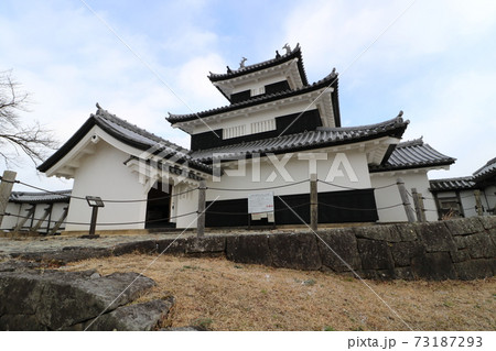 福島県白河市の震災から復興した小峰城 73187293