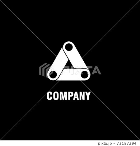 Triangle Logo Concept,Clothig, Social Network, Youth Company Logo Design Template 73187294