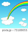 Summer light rainbow background 73189055