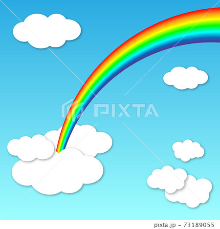 Summer light rainbow background 73189055