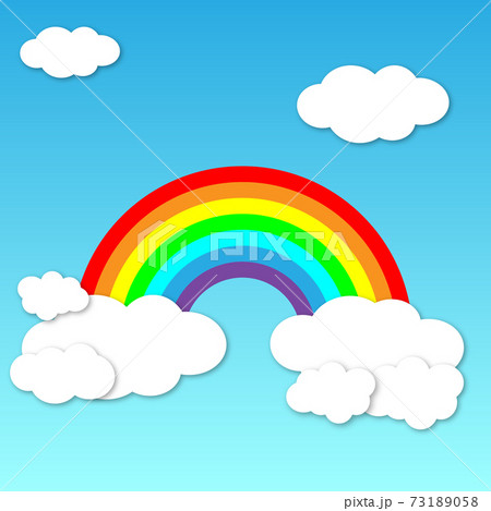 Summer light rainbow background Summer light rainbow background 73189058