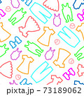 Baby clothes background 73189062