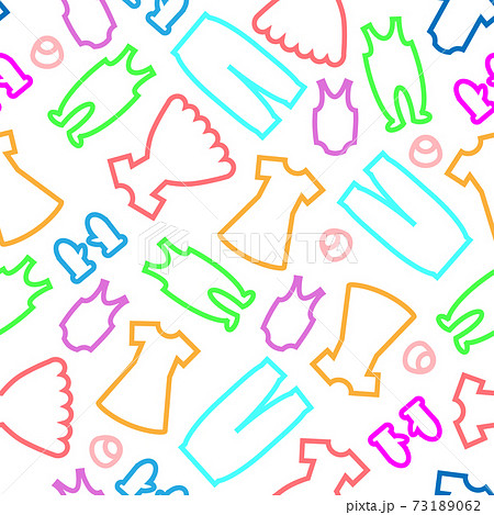 Baby clothes background Baby clothes background 73189062