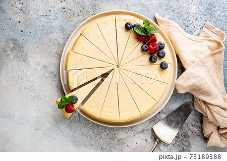 Classic New York cheesecake Classic New York cheesecake 73189388