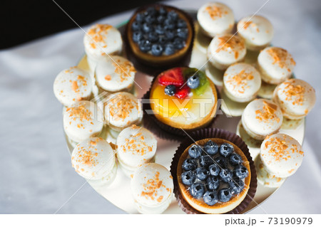 Buffet with a variety of delicious sweets, food ideas, celebration Buffet with a variety of delicious sweets, food ideas, celebration 73190979