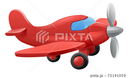 red toy aeroplane