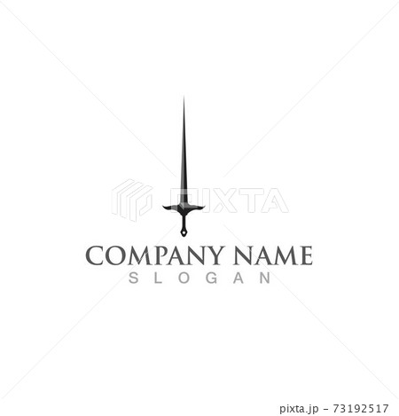 sword logo and symbol vector 73192517