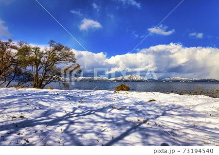 琵琶湖 (12月 冬 積雪) 琵琶湖 (12月 冬 積雪) 73194540