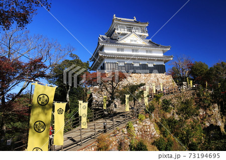 日本の秋 岐阜県金華山 岐阜城 日本の秋 岐阜県金華山 岐阜城 73194695
