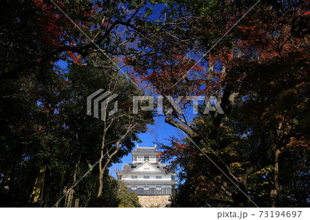 日本の秋 岐阜県金華山 岐阜城 日本の秋 岐阜県金華山 岐阜城 73194697