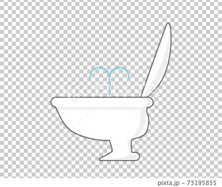 水洗トイレのベクターイラスト 便器 リホーム 水洗トイレのベクターイラスト 便器 リホーム 73195855