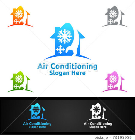 House Snow Air Conditioning and Heating Services Logo 73195959