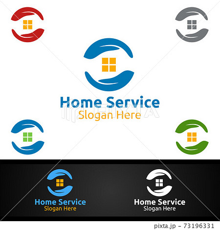 Hand Real Estate and Fix Home Repair Services Logo Hand Real Estate and Fix Home Repair Services Logo 73196331