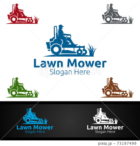 Lawn Mower Logo for Lawn Mowing Gardener Design Lawn Mower Logo for Lawn Mowing Gardener Design 73197499